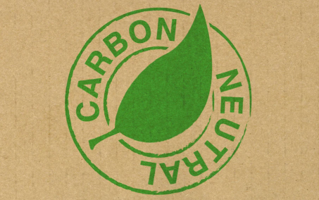 Carbon neutral shipping logo