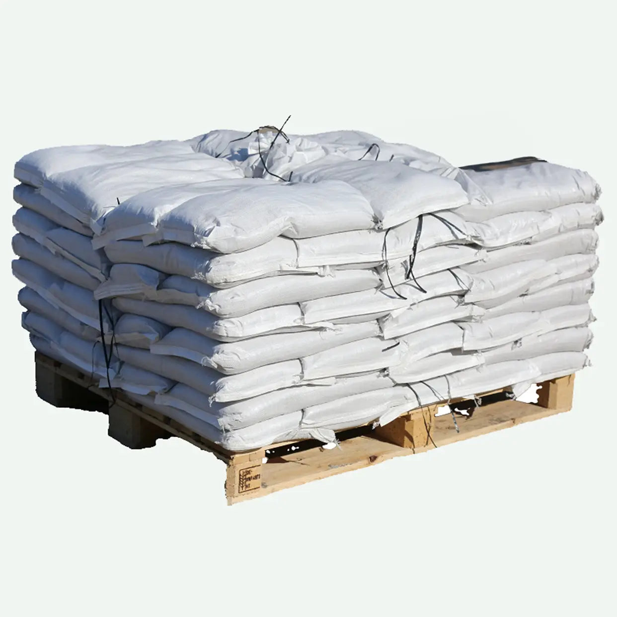 Flled White Woven PP Sandbags